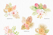 Tropical dried leaves set, an Illustration by svetodesign (Thumbnail 7 of 16)
