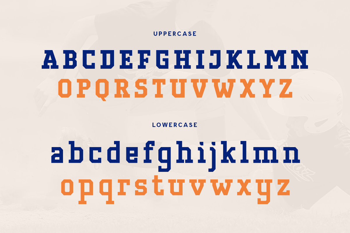Baseball Sport - Varsity Font, a Slab Serif Font by Hamz Studio (Photo 9 of 12)