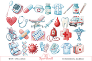 Vintage Healthcare Worker, an Illustration by MockupWizard (Thumbnail 2 of 6)