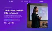 Powell - Kajabi Theme, a Landing Page Template by ZohairKhanLtd (Thumbnail 2 of 2)