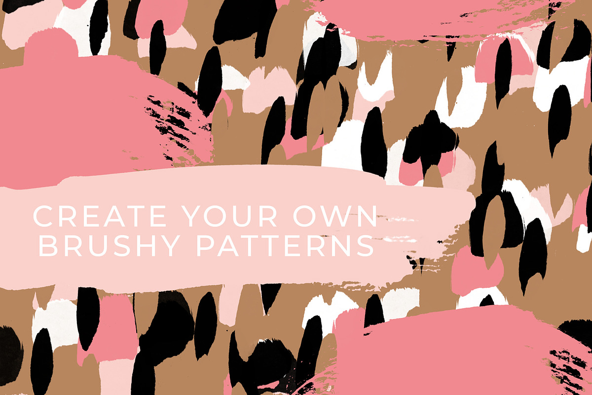 Paint Brush Strokes, Shapes & Dots, an Object Graphic by Ramona Schratt (Photo 2 of 6)