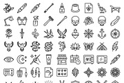Bundles Tattoo Studio Outline Icons, an Outline Icon by adenpinkstore (Thumbnail 3 of 10)