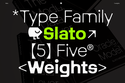 Slato, a Sans Serif Font by TOMO Fonts
