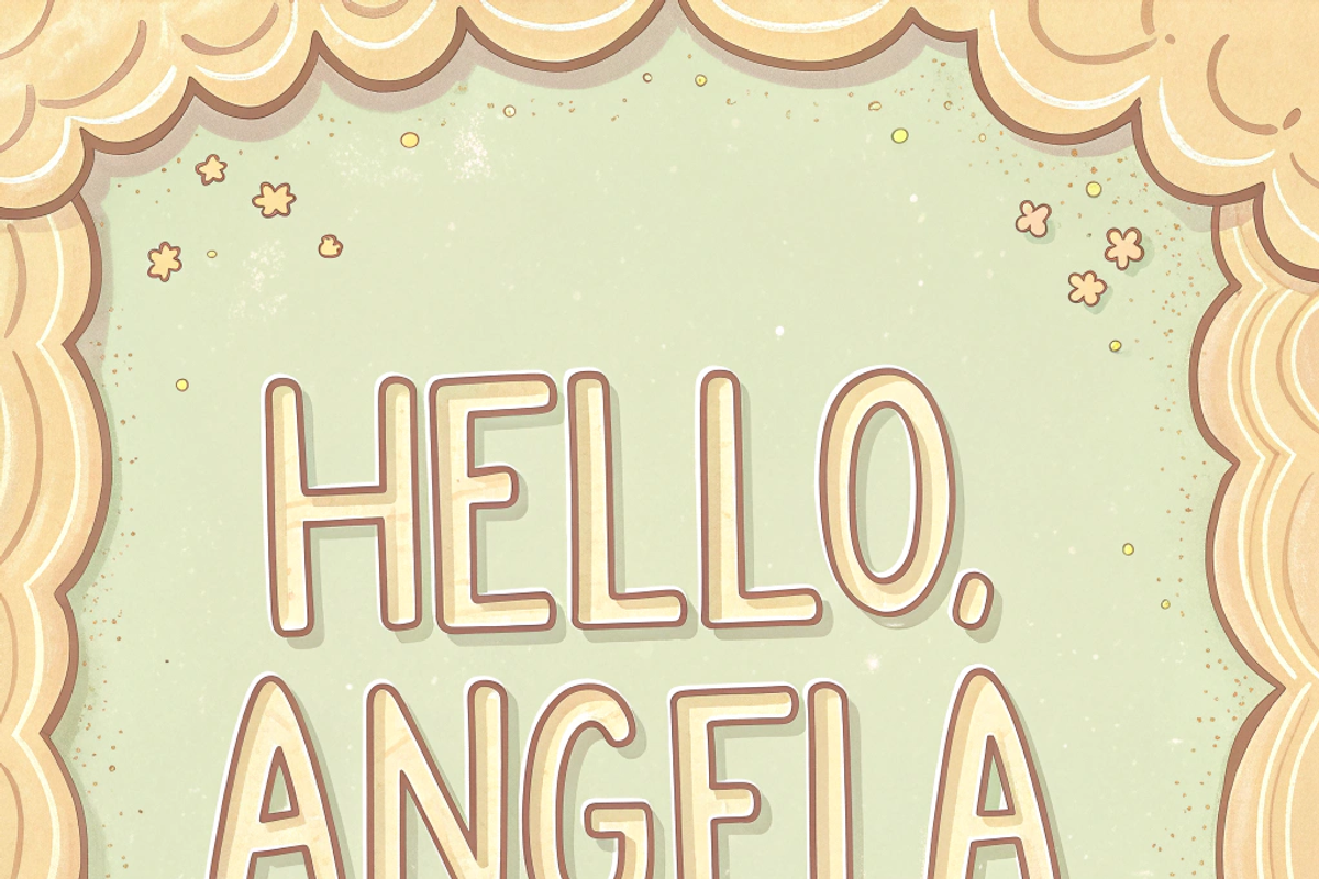 Personalized Name Poster, a Mockup by Click and a Moment (Photo 2 of 3)