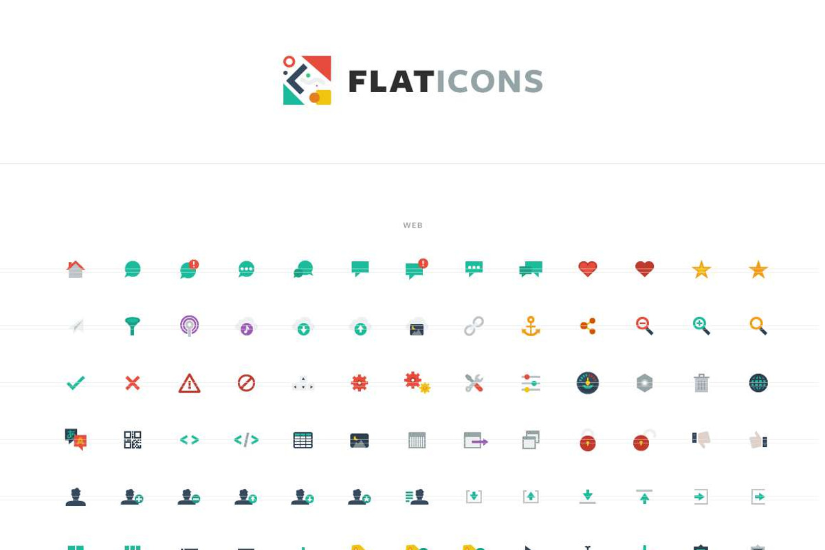 Flat Icons, an Icon by HelloMany (Photo 3 of 3)