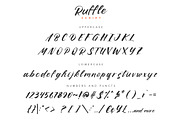 Ruffle - Casual Brush Font, a Script Font by Konstantine Studio (Thumbnail 8 of 10)