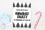 Yule Cool - Retro Christmas Font, a Handwritten Font by SaktiAvellin (Thumbnail 5 of 7)