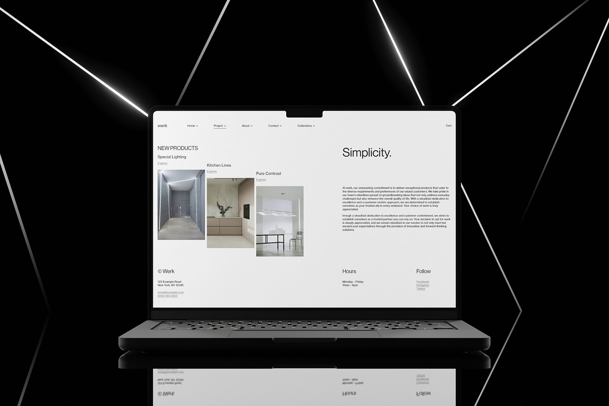 Werk Squarespace Website Template, a Squarespace Template by Goashape Studio (Photo 1 of 21)