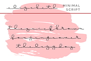 Elizabeth Minimal Script, a Script Font by ElizabethJournals (Thumbnail 2 of 2)