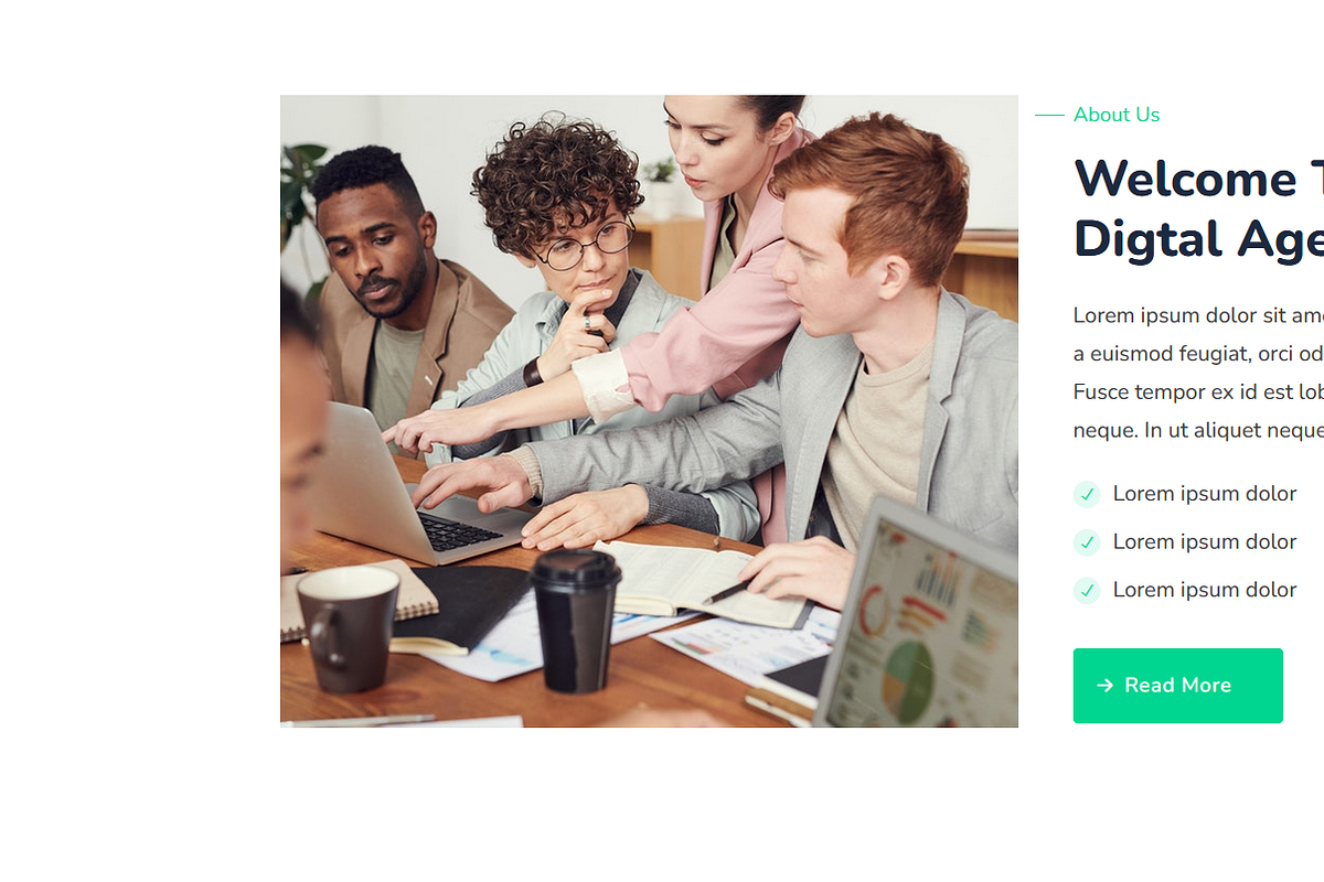 Jabal - Digital Agency WP Theme, a WordPress Template by Themesvila (Photo 3 of 7)