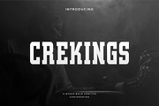 Crekings, a Serif Font by garismantra (Thumbnail 1 of 3)