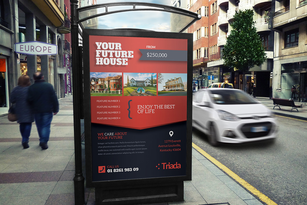 Bus Stop Billboard Design 1, a Flyer Template by Cooledition (Photo 4 of 5)