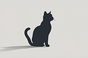 Minimal Sitting Cat Bundle, an Illustration by abu67222 (Thumbnail 2 of 7)
