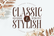 Aquatory Vintage Font and Template., a Serif Font by Gleb Guralnyk (Thumbnail 3 of 5)