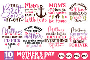 Mothers Day SVG Bundle, an Illustration by Crafticy (Thumbnail 1 of 3)