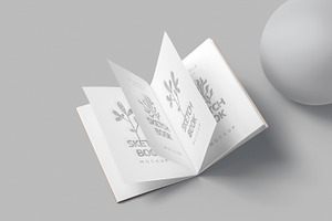 A5 Saddle Stitch Sketchbook Mockups