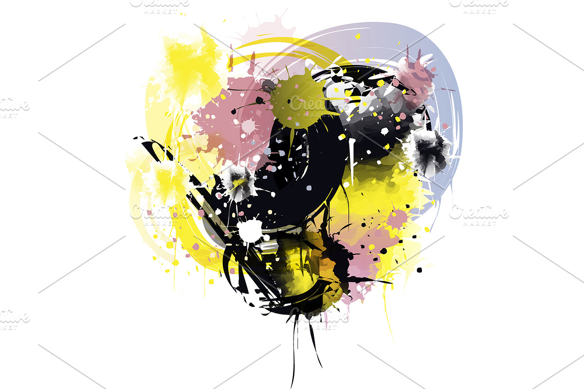 Watercolor illustration.Color stains, a Decorative Illustration by Kseniia_designer's shop (Photo 4 of 8)