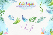 Cute safari animals watercolor, an Animal Illustration by RivusArt (Thumbnail 3 of 5)