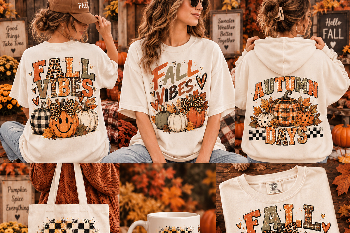 PUMPKIN SEASON FALL BUNDLE 38 PNG, an Object Graphic by ElDesignState (Photo 3 of 20)
