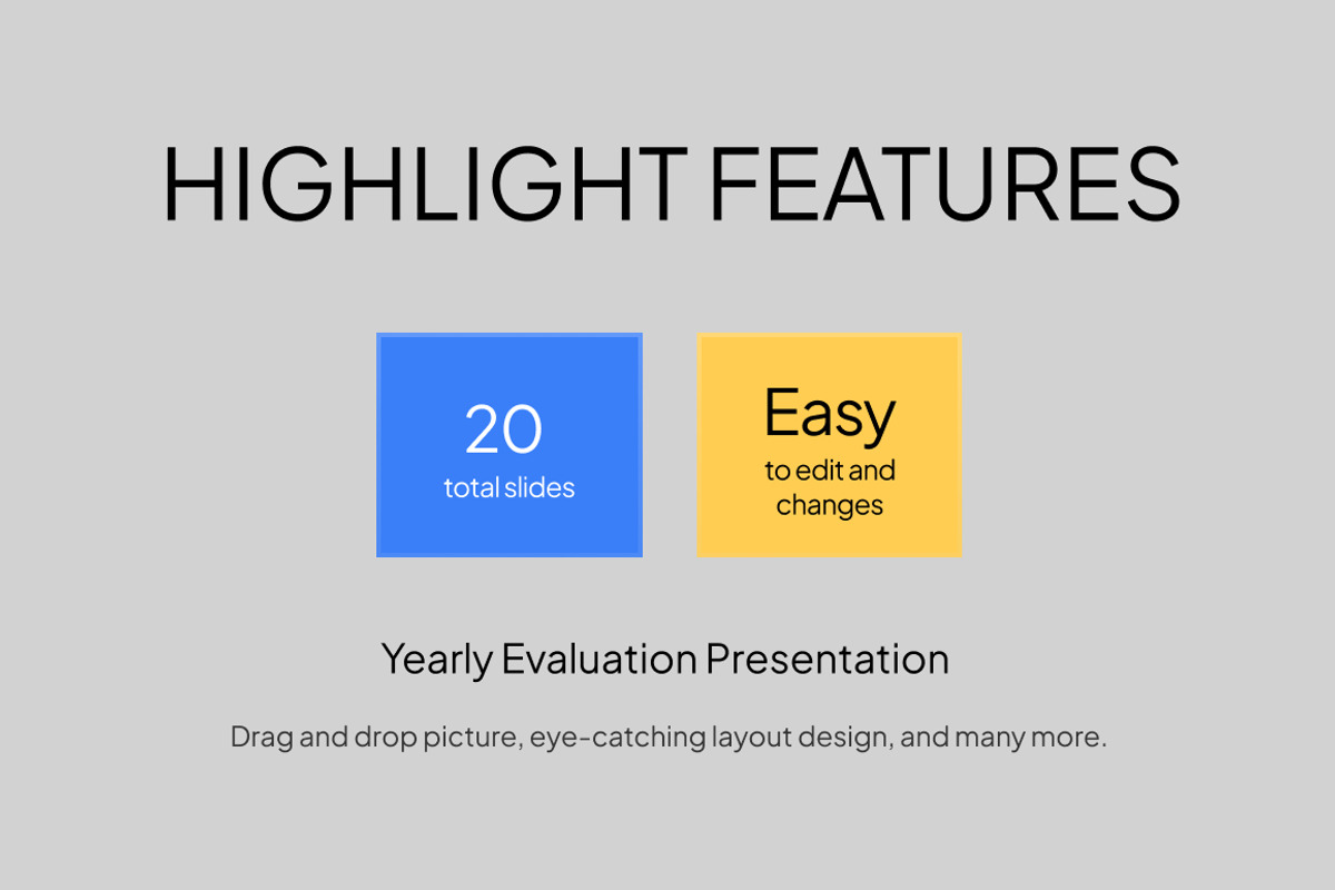 Yearly Evaluation Keynote, a Presentation Template by Loin Studio (Photo 2 of 4)