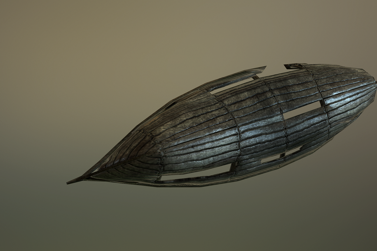Old Wooden Boat, a Cars & Vehicle 3D Model by Game-Ready Studio (Photo 3 of 5)