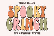 Spooky Grinch - Halloween Font