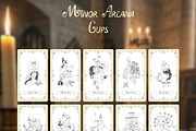Medieval Doodle Tarot Deck Step, an Illustration by Anastasiya Klempach (Thumbnail 5 of 9)