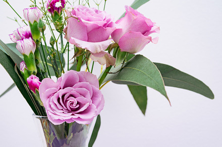 Bouquet of flowers in a vase, a Beauty & Fashion Photo by Mineko