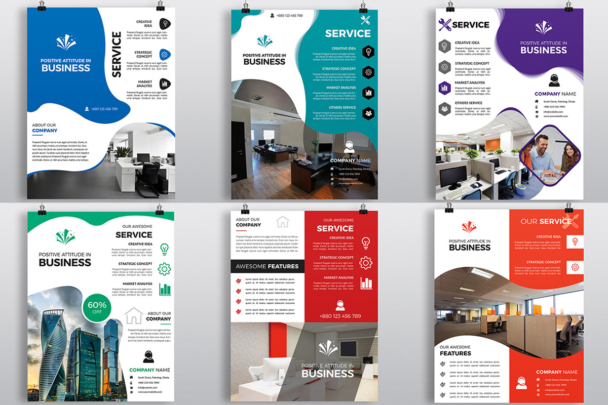 500+ Flyers Mega Bundle 99% OFF, a Flyer Template by Imagine Design Studio (Photo 73 of 98)