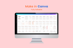 Work & Office Planner Canva Template