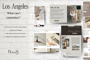 Los Angeles Website Template