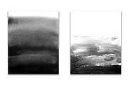 Black to gray ombre watercolor, a Texture Graphic by GraphicRain (Thumbnail 3 of 6)