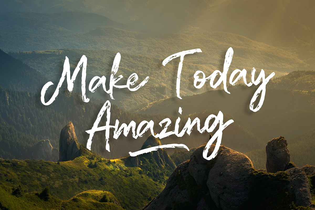 Delista - Handwritten Brush Font, a Script Font by Weape Studio (Photo 6 of 9)