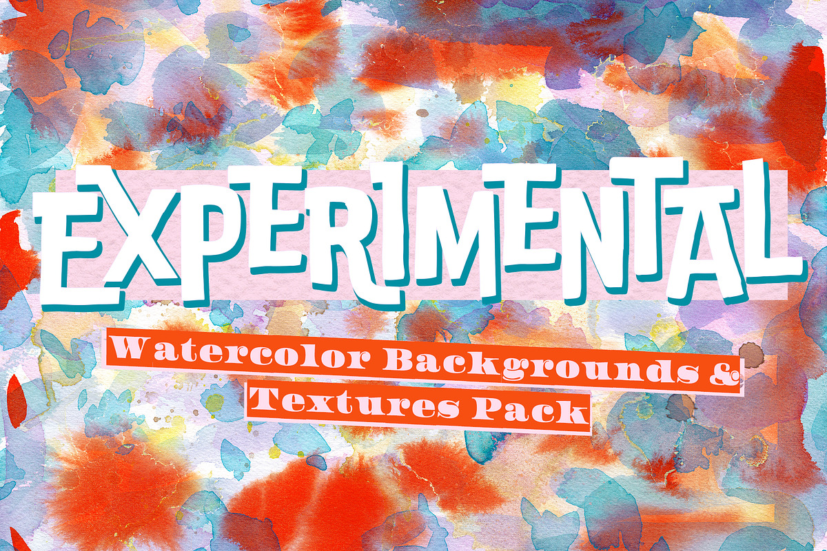 Experimental Watercolor Backgrounds, a Texture Graphic by Maya's Art Adventures (Photo 1 of 11)