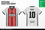 Professional Soccer Jersey Mockup, a Shirt Mockup by Irhasalfahad (Thumbnail 2 of 8)