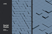 Social Media Vector Backgrounds V 05, a Background Graphic by dvtchk (Thumbnail 3 of 9)