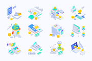 Payment and Fintech Isometric Icons, a Duotone Icon by Vectors Market (Thumbnail 6 of 6)