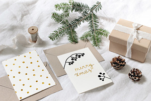 Christmas Holiday Cards & Tags Set