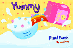 Pixel Brush Set for Procreate