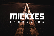 Mickxes - Font, a Sans Serif Font by artchiles_design (Thumbnail 2 of 5)