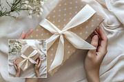 Minimal Gift Wrap Mockup WR011-01, a Books & Magazine Mockup by Callistemon Creative (Thumbnail 4 of 9)