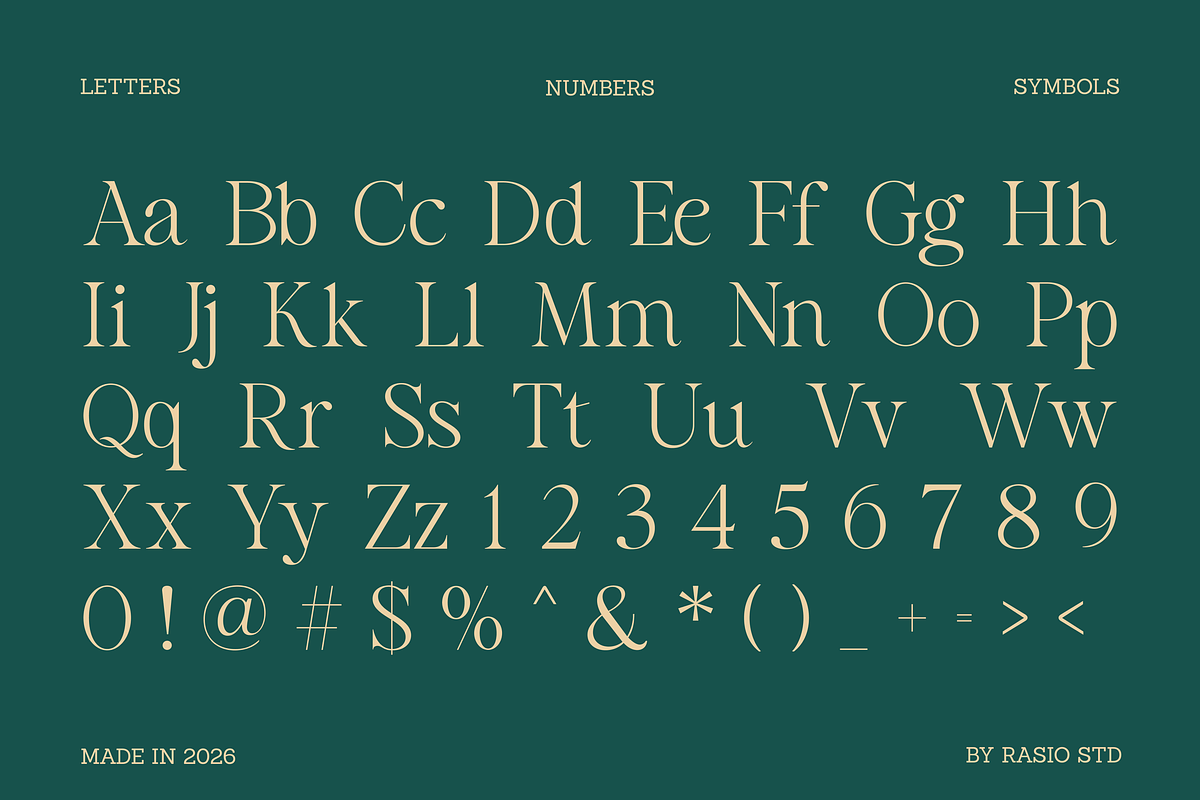 Salmine Modern Elegant Serif Font, a Serif Font by Vadovastd (Photo 2 of 8)