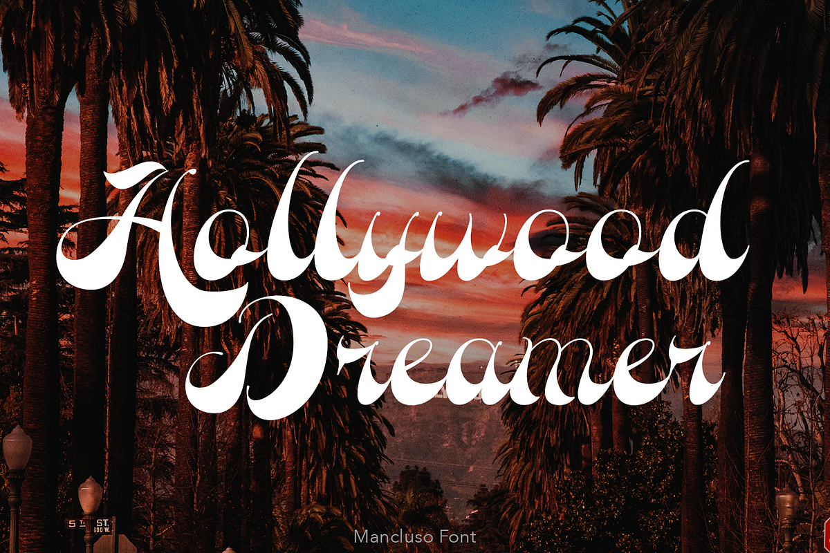 Mancluso Retro Script, a Script Font by TypeClassHeroes (Photo 8 of 15)
