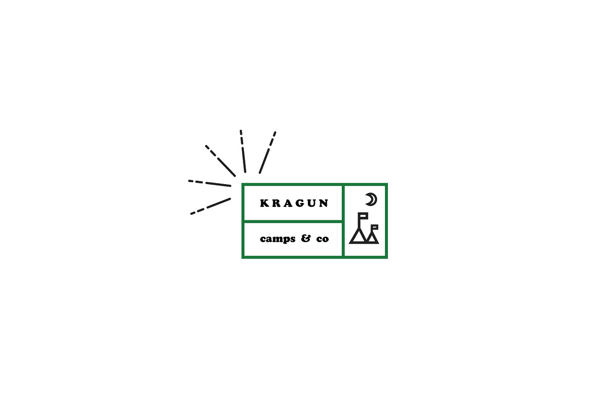 Kragun Camping Company Logo Template, a Branding & Logo Template by RedRiver Studio (Photo 1 of 3)