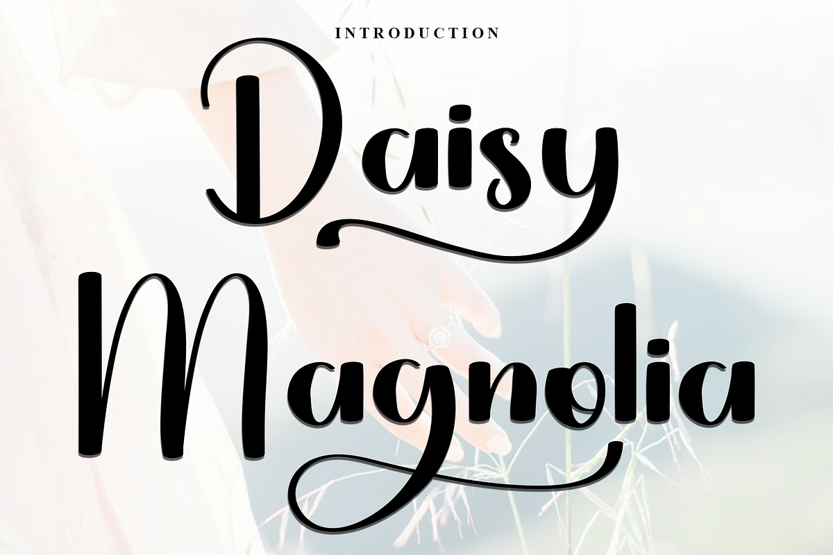 Daisy Magnolia, a Handwritten Font by FreshTypeINK (Photo 1 of 8)