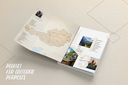 Le Tour du monde - Austria map, an Object Graphic by volume 1 visual design (Thumbnail 2 of 20)