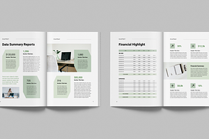 Annual Report MS Word & Indesign