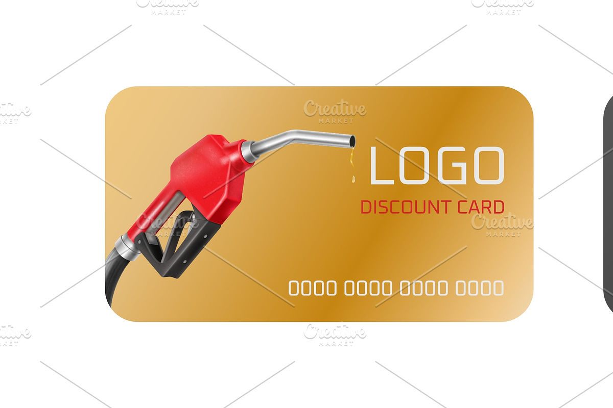 Fuel cards. Realistic gas station, an Object Illustration by Stock-Smart-Start (Photo 3 of 3)