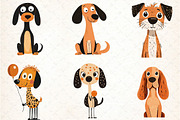 Quirky Dogs Hand-drawn Clipart Png, an Illustration by DreamCafeArt (Thumbnail 2 of 8)