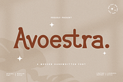 Avoestra - Modern Handwritten Font, a Handwritten Font by overlaytemplates (Thumbnail 1 of 5)